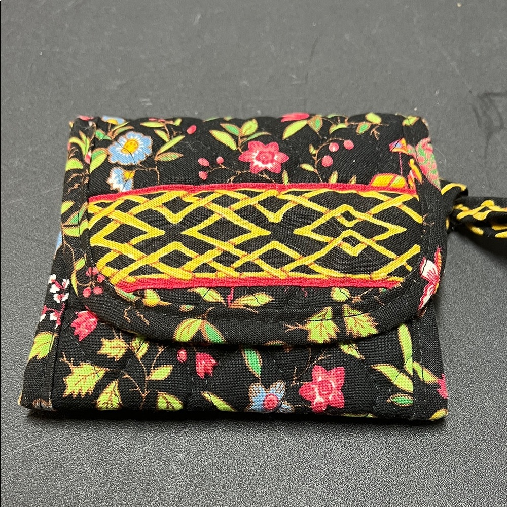 Vera Bradley Floral Black Wallet